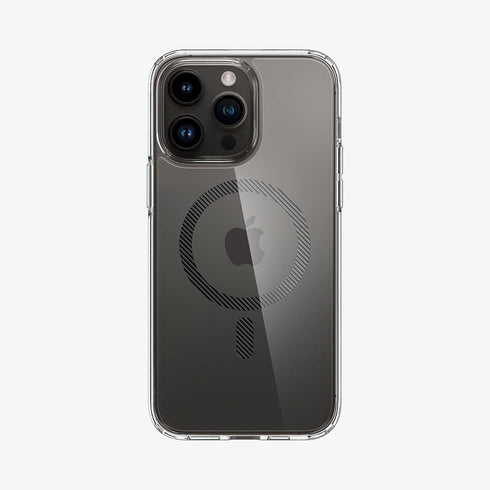 ACS04825 - iPhone 14 Pro Max Case Ultra Hybrid (MagFit) in white showing the back